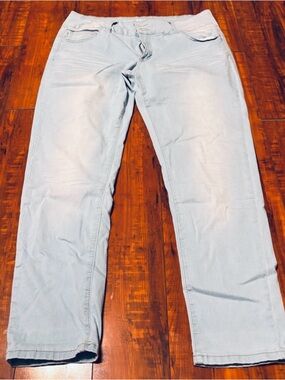 VIP Light Blue Denim Jeans with White Logo